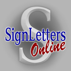 Formed Plastic Sign Letter Products