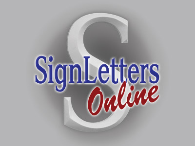 Formed Plastic Sign Letter Styles
