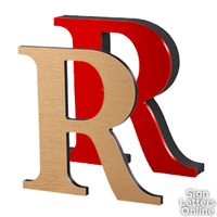 Laminate Sign Letters